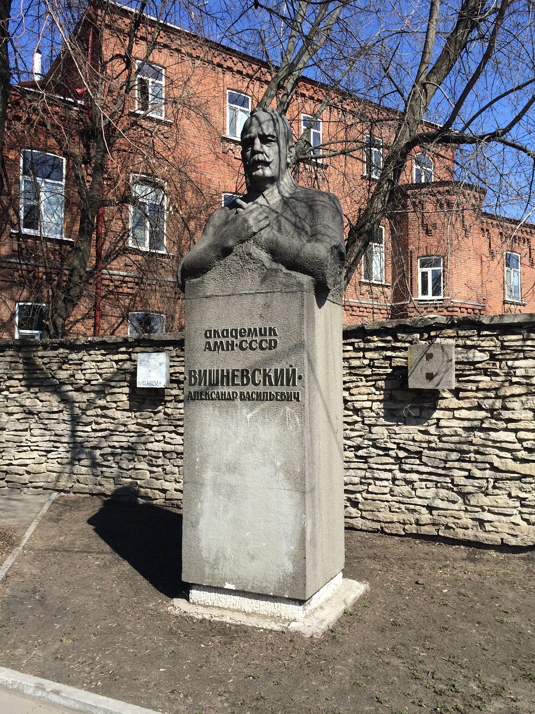 A.V.Vishnevsky's bust, Kazan (1).jpg